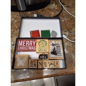 10pc. Rubber Stamp Lot.